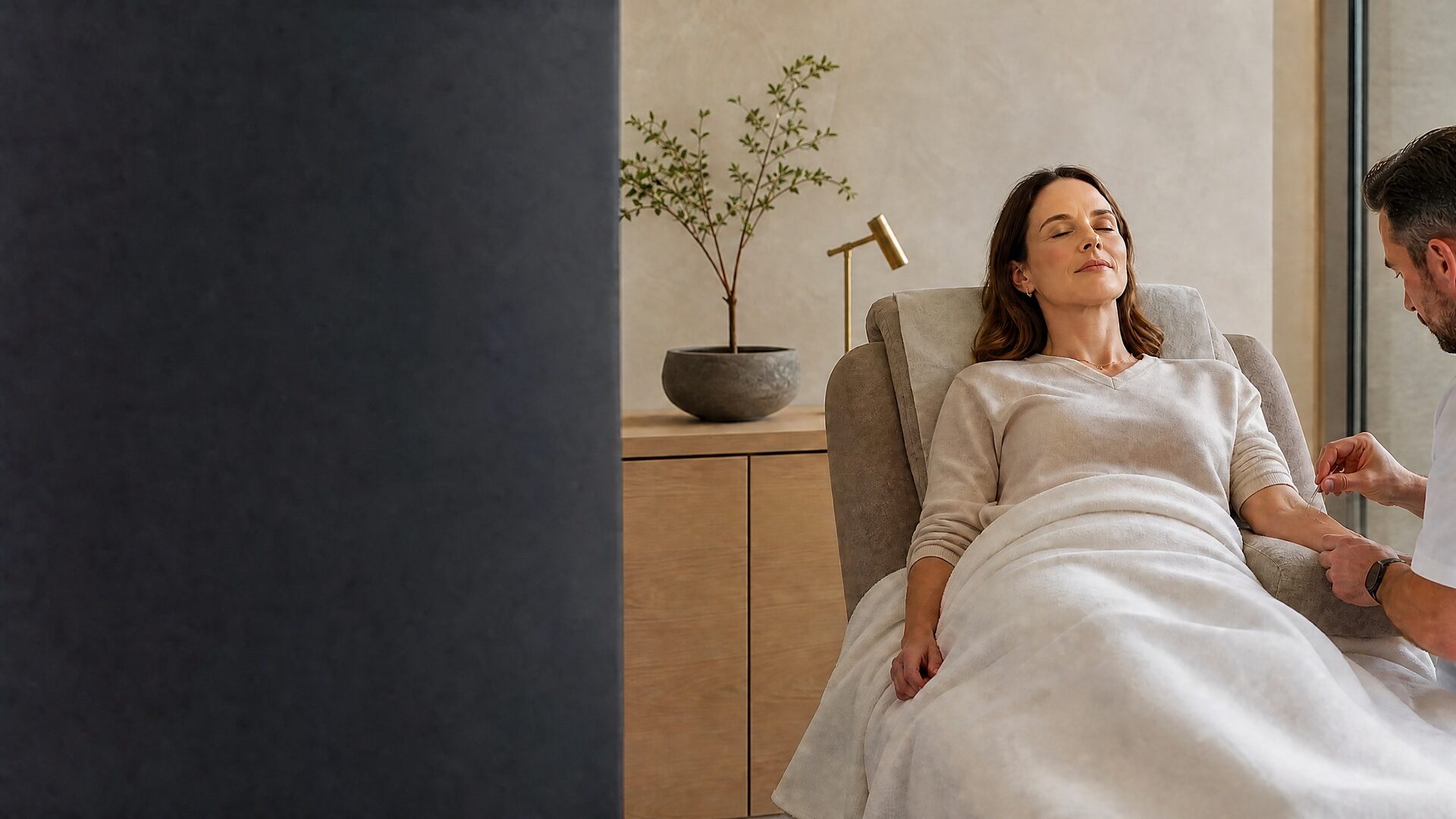 In Balance Acupuncture Clinic treatment room